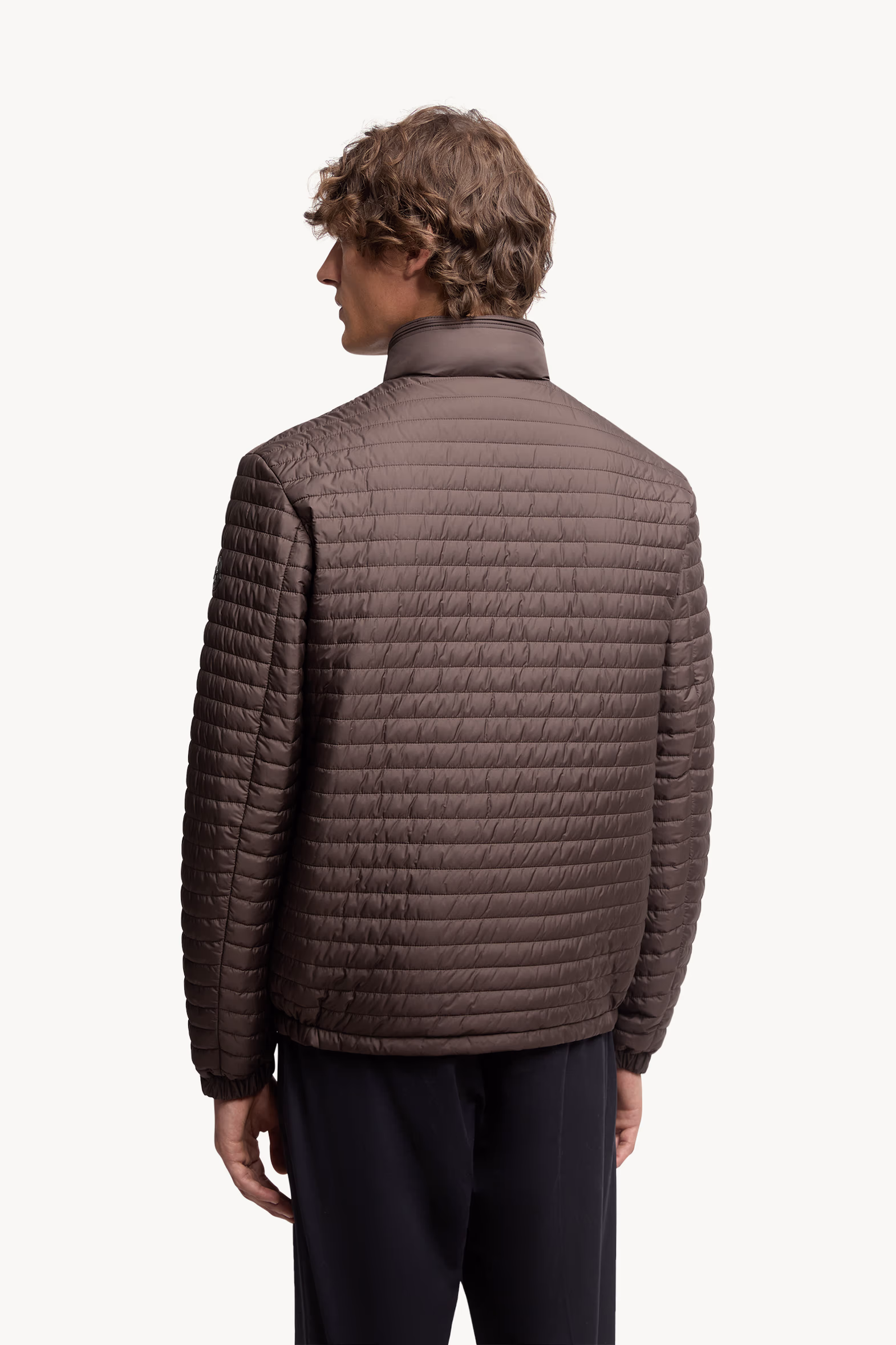 Myrrhe Short Down Jacket Men Brown Moncler 5